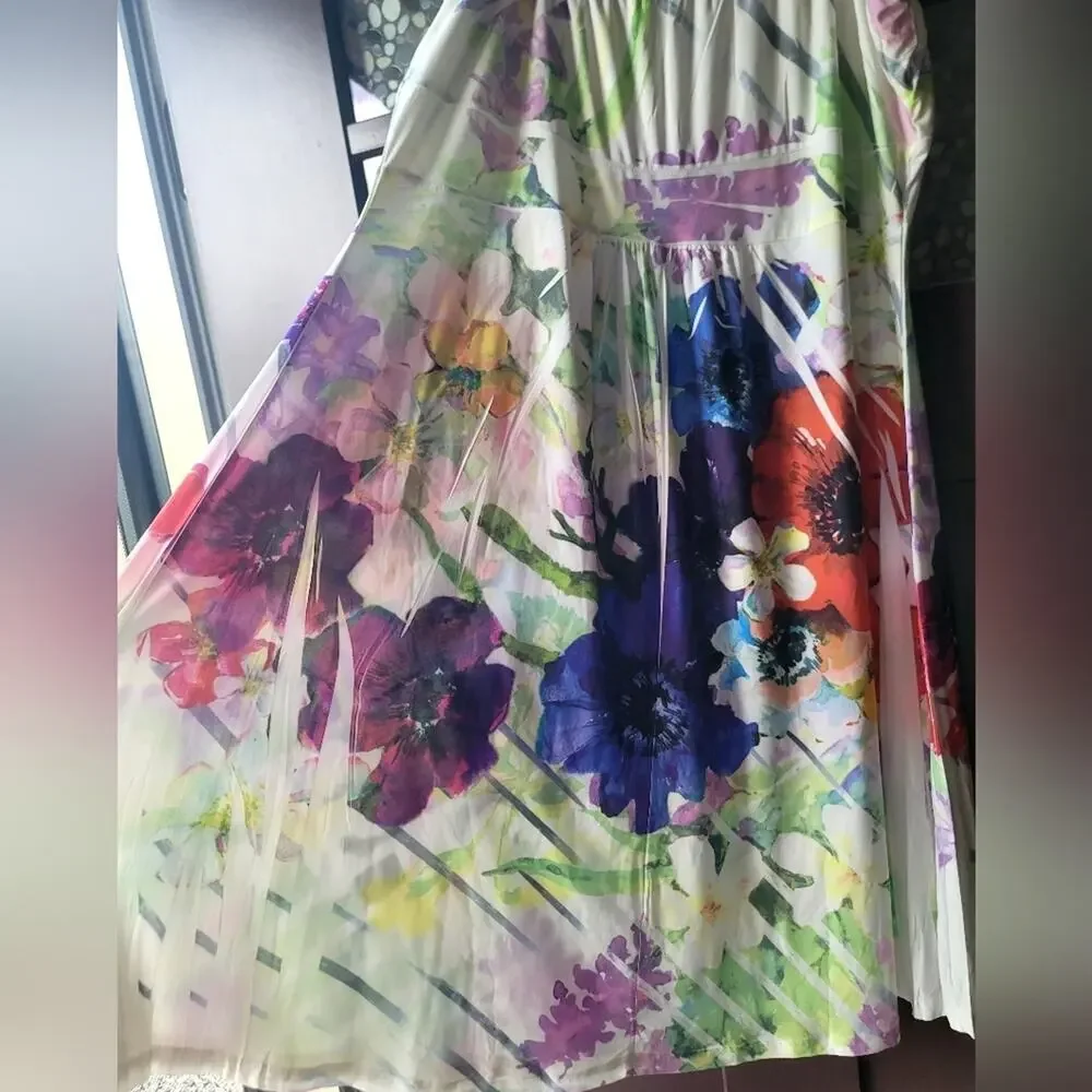 Gorgeous Hawaiian Dress Made In Maui - Picture 6 of 7